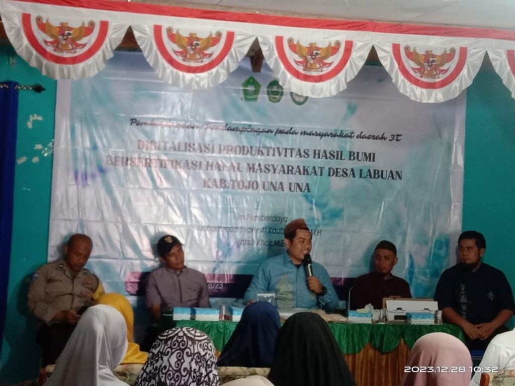 Sinergi IAIN Gorontalo dan Pemkab Tojo Una-Una: Dorong Digitalisasi dan Sertifikasi Halal Hasil Bumi di Desa Labuan